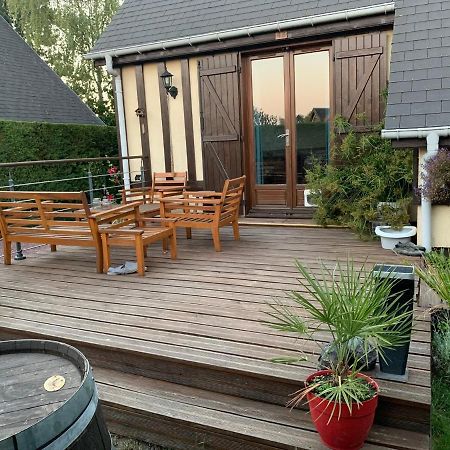 Le Chalet Normand Merville-Franceville-Plage Exterior foto